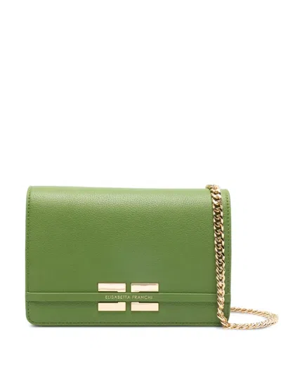 Elisabetta Franchi Synthetic Crossbody Bag In Green