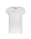 Elisabetta Franchi Crew Neck Modal T-shirt With Embroidered Thread