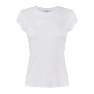 Elisabetta Franchi T-shirt In White