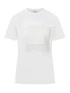 Elisabetta Franchi Jersey T-shirt With Macro Voile Logo
