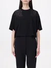 Elisabetta Franchi T-shirt  Woman Color Black