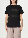 Elisabetta Franchi Crew-neck T-shirt In Black
