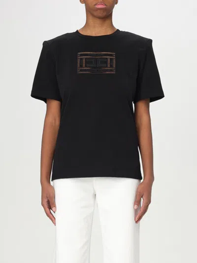 Elisabetta Franchi T-shirt  Woman Color Black
