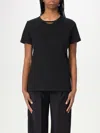 Elisabetta Franchi T-shirt  Woman Color Black In Black