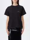 Elisabetta Franchi T-shirt  Woman Color Black In Black