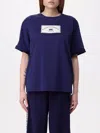 Elisabetta Franchi T-shirt  Woman Color Blue In Blue