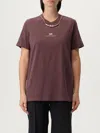 Elisabetta Franchi T-shirt  Woman Color Red Purple In Purple