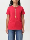 Elisabetta Franchi T-shirt  Woman Color Red In Rot