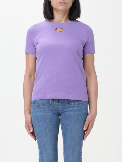Elisabetta Franchi T-shirt  Woman In Violet