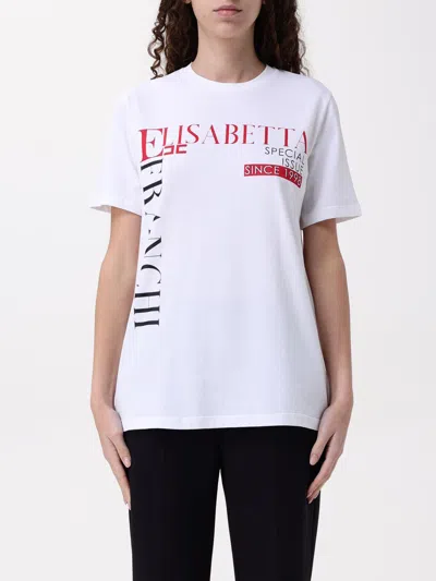 Elisabetta Franchi T-shirt  Woman Color White