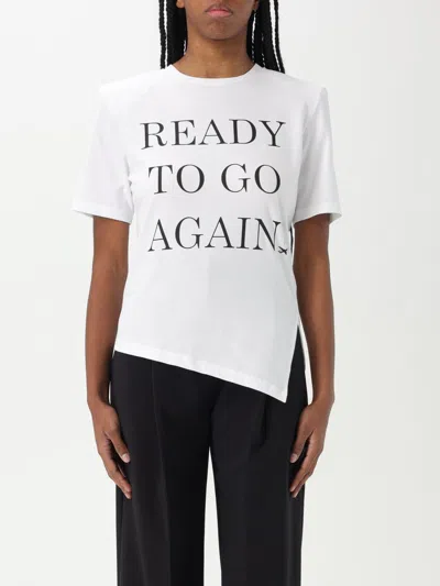 ELISABETTA FRANCHI T-SHIRT ELISABETTA FRANCHI WOMAN COLOR WHITE,G54007001