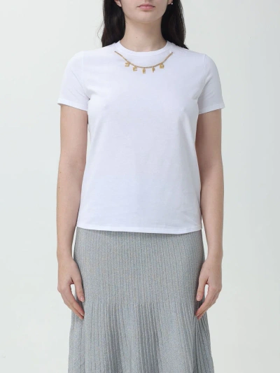 Elisabetta Franchi T-shirt  Woman Color White