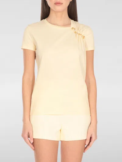 Elisabetta Franchi T-shirt  Woman Color Yellow