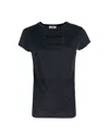 Elisabetta Franchi T-shirt In Jersey Con Ricamo In 110