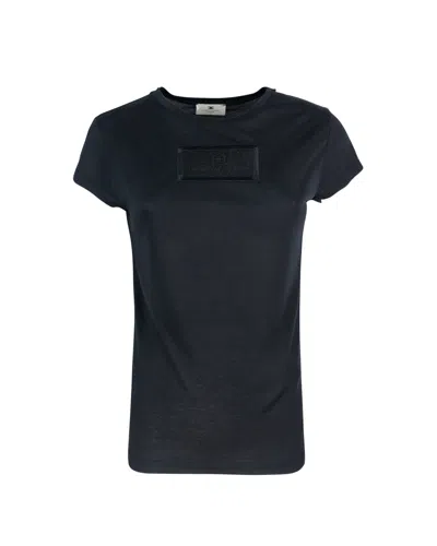 Elisabetta Franchi T-shirt In Jersey Con Ricamo In 110