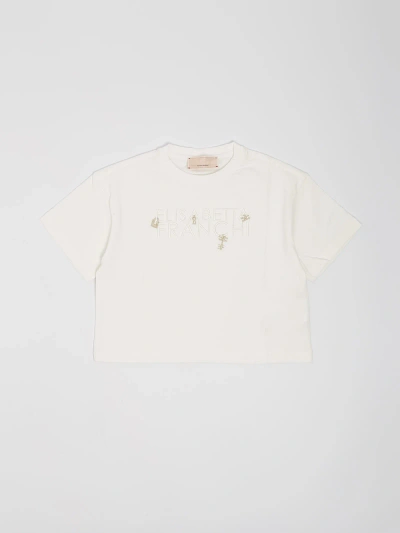 Elisabetta Franchi Kids' T-shirt T-shirt In Panna