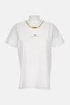 Elisabetta Franchi T-shirt With Logo In White