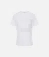 Elisabetta Franchi Jersey T-shirt With Macro Voile Logo In White
