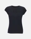 Elisabetta Franchi Crew Neck Embroidered Modal Shirt