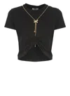 Elisabetta Franchi T-shirts And Polos In Black