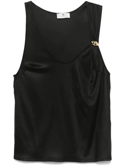 Elisabetta Franchi T-shirts And Polos In Black