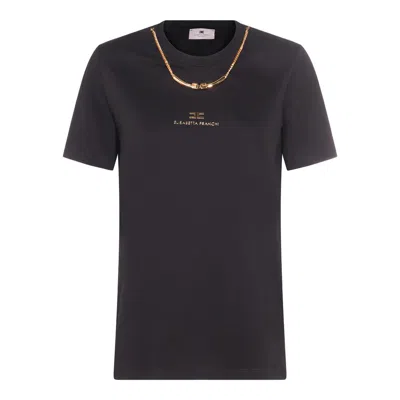 Elisabetta Franchi T-shirts And Polos In Black