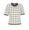 Elisabetta Franchi Patterned-jacquard T-shirt In White