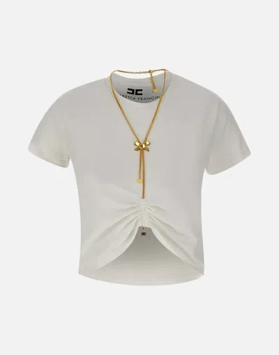Elisabetta Franchi T-shirts And Polos In White