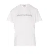 Elisabetta Franchi Rhinestone-embellished Crewneck T-shirt In White
