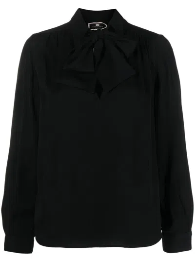 Elisabetta Franchi T-shirts & Tops In Black