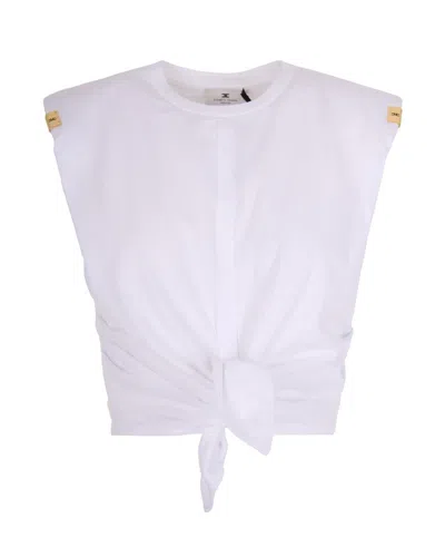 Elisabetta Franchi T-shirts In White