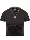 Elisabetta Franchi T-shirt In Black