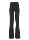 Elisabetta Franchi Tailored Black Crêpe Pants