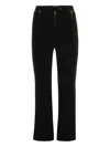 Elisabetta Franchi Tailored Black Trousers With Flared Leg In Black