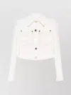 Elisabetta Franchi Tailored Blazer With Long Sleeves And Pockets In White