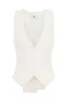 Elisabetta Franchi Tailored Coat With Deep V-neckline