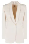 Elisabetta Franchi Tailored Crepe Blazer