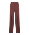 Elisabetta Franchi Trousers With Front Pleats And Belt Loops In Pattern