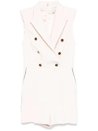 ELISABETTA FRANCHI TAILORED JUMPSUIT WITH DECORATIVE BUTTONS