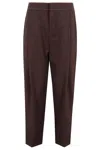 Elisabetta Franchi Tailored Pants With Contrast Stitching