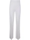 Elisabetta Franchi Flared Classic Trousers In White