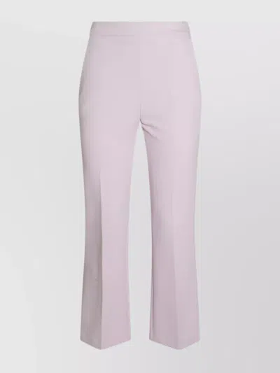 Elisabetta Franchi Tailored Trousers With Back And Side Pockets In Pink