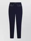 Elisabetta Franchi Tailored Trousers With Button Detailing And Contrast Piping