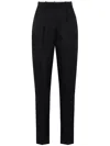 Elisabetta Franchi Tapered Trousers In Black