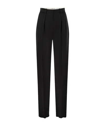 ELISABETTA FRANCHI ELISABETTA FRANCHI CLASSIC STRAIGHT-LEG PANTS