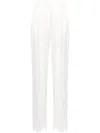 Elisabetta Franchi Tapered Trousers In White