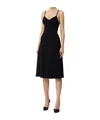 Elisabetta Franchi Thin Strap Dress In Black