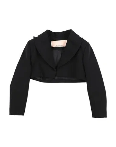 Elisabetta Franchi Babies'  Toddler Girl Blazer Black Size 4 Polyamide, Elastane