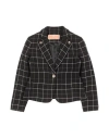 Elisabetta Franchi Toddler Girl Blazer Black Size 4 Viscose, Wool, Polyamide In Black