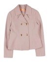 Elisabetta Franchi Toddler Girl Blazer Light Brown Size 6 Polyester, Elastane In Beige